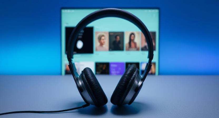 Tidal music streaming experience with high-fidelity headphones