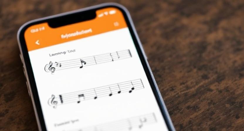 Yousician music learning app interface displayed on smartphone