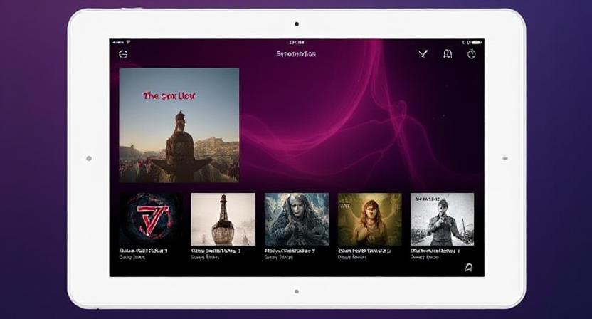 Qobuz review showing the app interface with hi-res streaming
